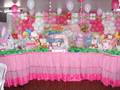 FOTOS DE DECORACAO FESTA INFANTIL - MAIS DECORACAO HELLO KITTY COM BALOES