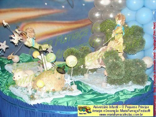 O Pequeno Principe (62b) - Decoração de Aniversário Infantil - MariaFumaçaFestas® - Taguatinga-DF - fone: (61)35636663