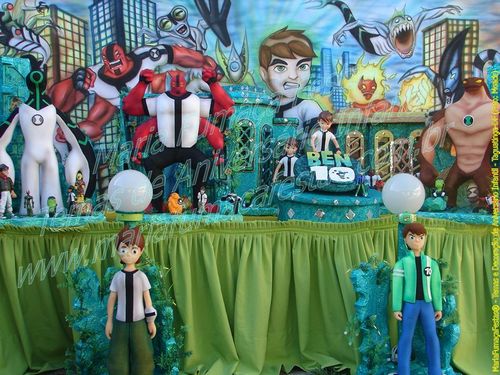 Ben 10 - Decoraão de Aniversrio Infantil - MariaFumaaFestas® - Taguatinga-DF - fone: (61)35636663