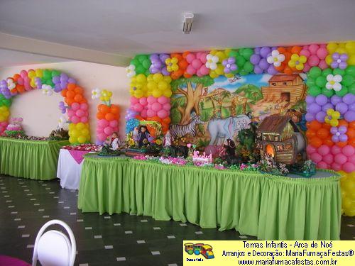 Arca de No� - Decora�&atilde;o de Anivers�rio Infantil - MariaFuma�aFestas&reg;&nbsp;- Taguatinga-DF - fone: (61)35636663