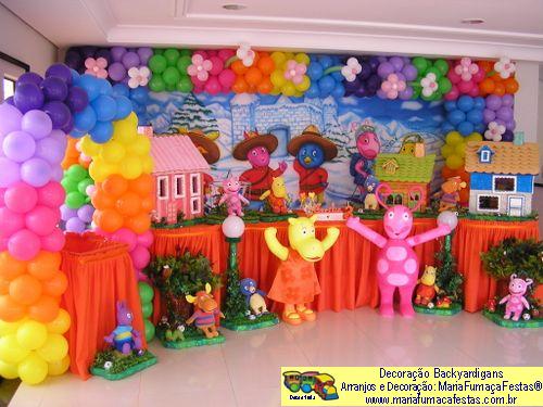 Backyardigans - Decoração de Festa Aniversário Infantil - MariaFumaçaFestas® - Taguatinga-DF - fone: (61)35636663