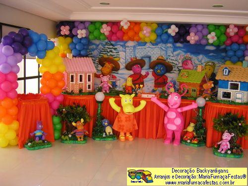 Backyardigans - Decoraão de Aniversrio Infantil - MariaFumaaFestas® - Taguatinga-DF - fone: (61)35636663