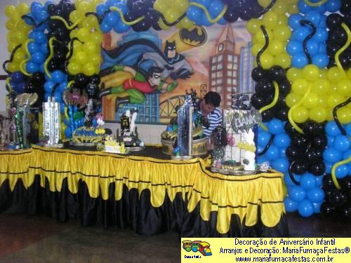 Decoração de Aniversário Infantil - Tema Batman - Maria Fumaça Festas(foto11)