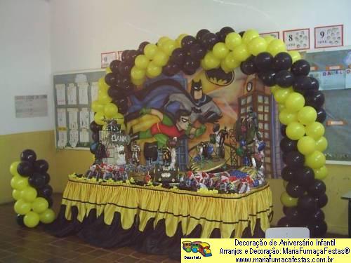 Decoração de Aniversário Infantil - Tema Batman - Maria Fumaça Festas(foto12)