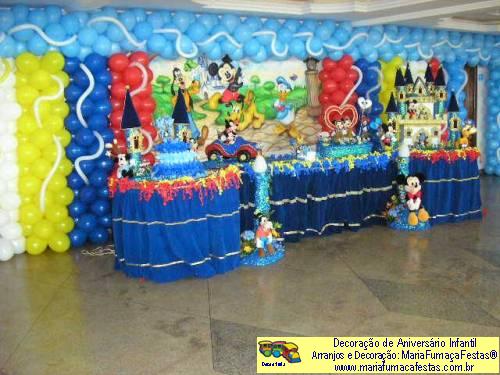 Castelo do Mickey - Decoração de Aniversário Infantil - MariaFumaçaFestas® - Taguatinga-DF - fone: (61)35636663 - foto22