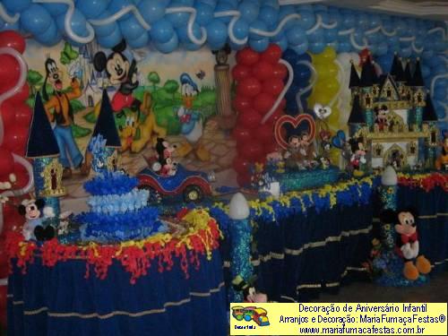 Castelo do Mickey - Decoração de Aniversário Infantil - MariaFumaçaFestas® - Taguatinga-DF - fone: (61)35636663 - foto25