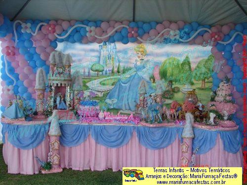 Cinderela - Decoraão de Aniversrio Infantil - MariaFumaaFestas® - Taguatinga-DF - fone: (61)35636663 - foto28