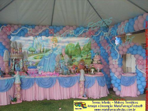 Cinderela - Decoraão de Aniversrio Infantil - MariaFumaaFestas® - Taguatinga-DF - fone: (61)35636663 - foto30