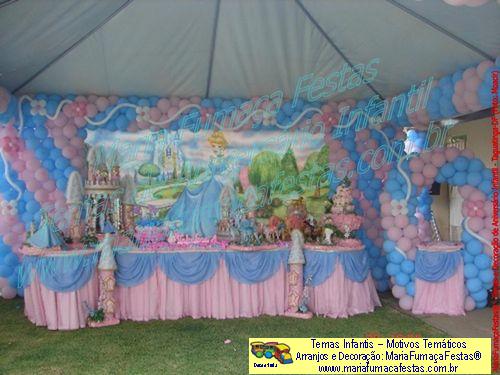 Cinderela - Decorao de Aniversrio Infantil - MariaFumaaFestas - Taguatinga-DF - fone: (61)35636663 - foto31