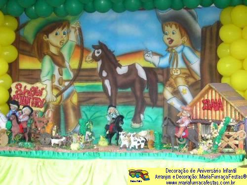 Country/Fazendinha - Decoraão de Aniversrio Infantil - MariaFumaaFestas® - Taguatinga-DF - fone: (61)35636663