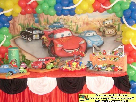 Mães Amigas - Aniversário infantil tema Carros