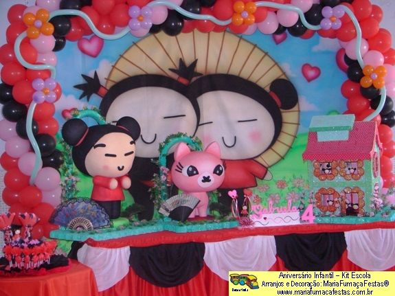 Imagem Temas Infantis - Kit Escola - Aniversrio da Pucca(foto05)