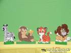 Lembrancinhas de Mesa de Aniversário Infantil Selva Safari. Decoração de Festa infantil com o Safari