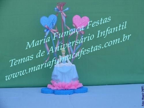 Maria Fumaa Festas - Aniversrio Infantil -  Lembrancinhas de Mesa - Cinderela (foto01)