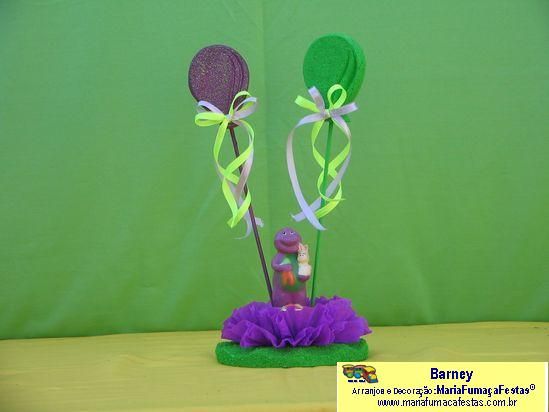 imagem - Lembrancinhas de mesa - Barney