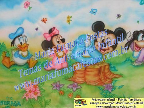 Painel Temtico Baby Disney (foto/imagem 14), Velinha Personalizada, Lembrancinhas de Mesa, Temas Infantis, Decoraão Infantil, Dicas de Festa Infantil, Piruliteiro Temtico, MariaFumaaFestas, Maria Fumaa Festas