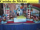 Decora�&atilde;o Festa Anivers�rio Iinfantil - Tema As Princesas - Cinderela