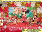 Galeria de fotos e detalhes do tema Castelo da Minnie (Turma da Minnie) - Decoraão Temtica para fazer a festa de Aniversrio Infantil... conhea mais...