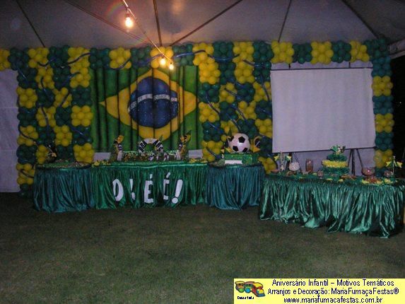 imagem temas infantis mesas temticas futebol Brasil na Copa do Mundo (169c)