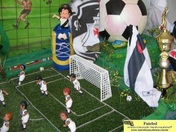 imagem temas infantis mesas temticas futebol vasco