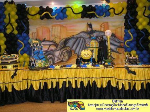 imagem Decoraão aniversrio infantil Batman