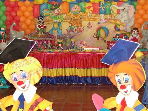foto/imagem do Tema de Aniversrio Infantil Circo/Palhaos (foto54b) - Maria Fumaa Festas