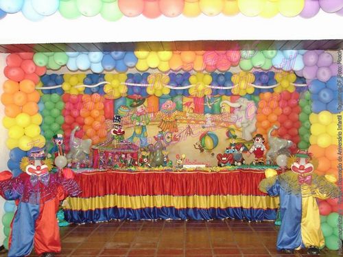 foto/imagem do Tema de Aniversrio Infantil Circo/Palhaos (foto57) - Maria Fumaa Festas