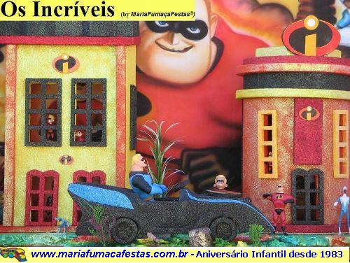 imagem - Temas Infantis - Os Incrveis - The Incredibles - Maria Fumaa Festas