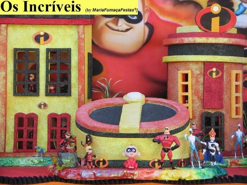 imagem - Temas Infantis - Os Incrveis - The Incredibles - Maria Fumaa Festas