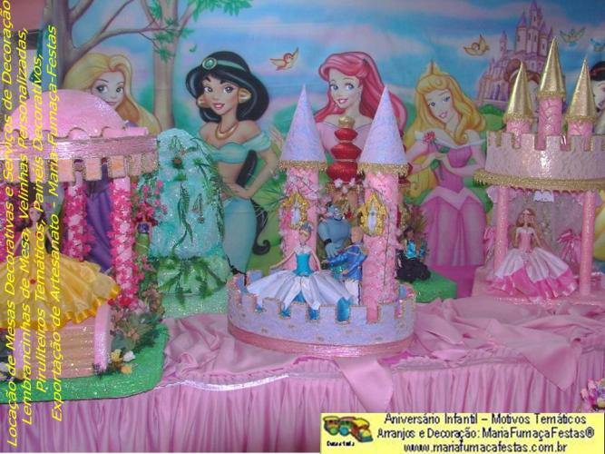 Imagem Decoraão de Festa Infantil - Motivo Temtico As Princesas Maria Fumaa Festas (02)