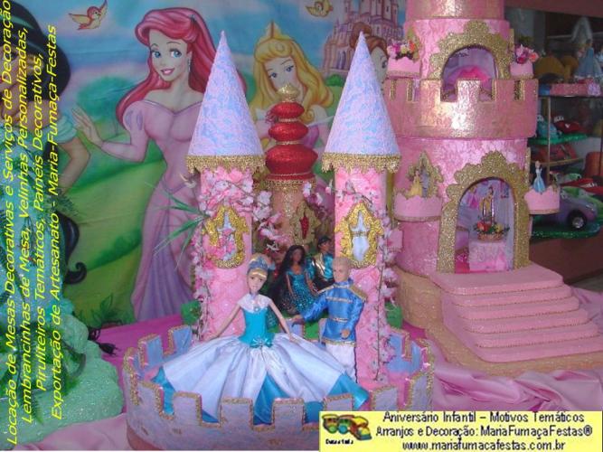 Imagem Decoraão de Festa Infantil - Motivo Temtico As Princesas Maria Fumaa Festas (06)