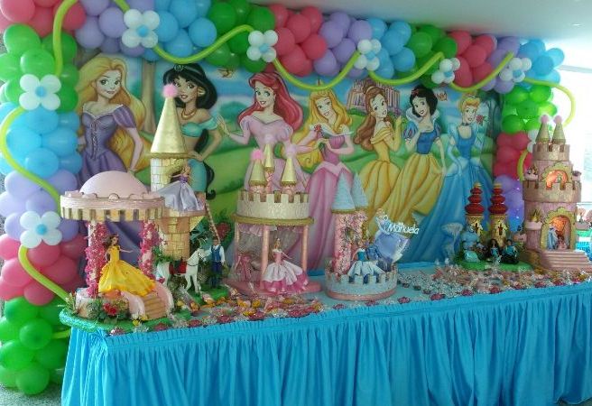 Imagem Decoraão de Festa Infantil - Motivo Temtico As Princesas Maria Fumaa Festas (09)