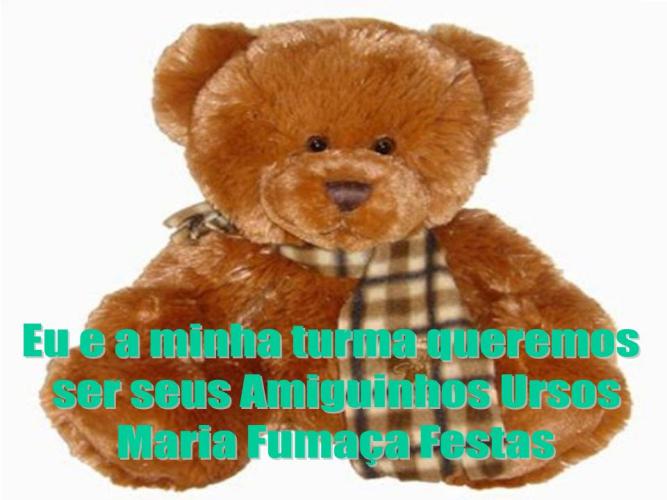 Tema Infantil Amiguinhos Ursos da Maria Fumaa Festas para decorar a sua festa de Aniversrio Infantil