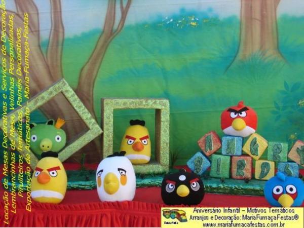 Imagem Decoraão de Festa Infantil - Motivo Temtico Angry Birds Maria Fumaa Festas (01)