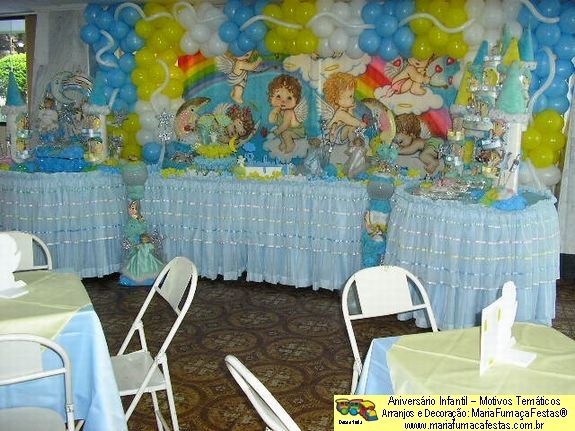 Anjinho_12 - Decoraão de Aniversrio Infantil