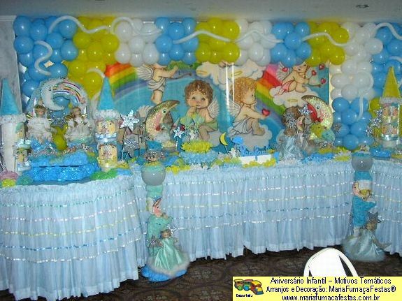 Anjinho_23 - Decoraão de Aniversrio Infantil