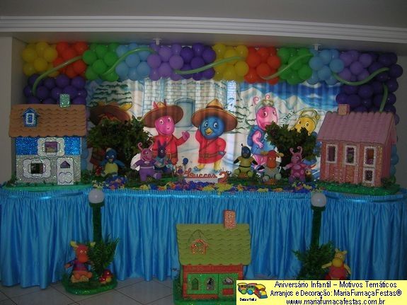 Decoraão Festa Aniversrio Infantil - Aniversrio Backyardigans (foto Backyardigans_09)