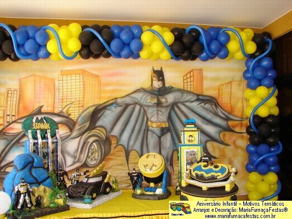 imagem Batman_16 - Decoraão aniversrio infantil Batman