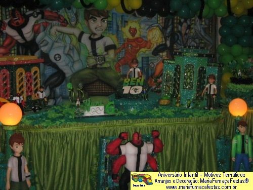 Foto de Decoraão de Festa de Aniversrio Infantil - Motivo Temtico Ben 10 (01)