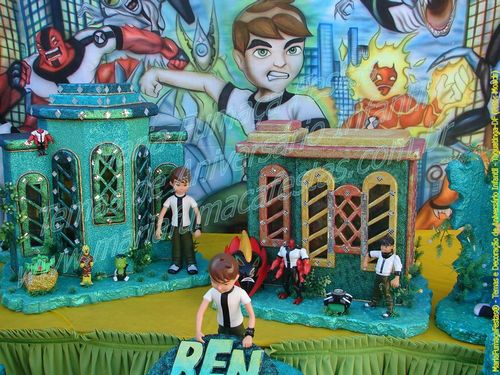 Foto de Decoraão de Festa de Aniversrio Infantil - Motivo Temtico Ben 10 (04)