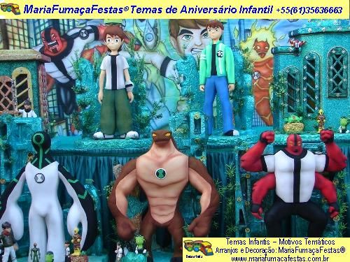 Foto de Decoraão de Festa de Aniversrio Infantil - Motivo Temtico Ben 10 (06)