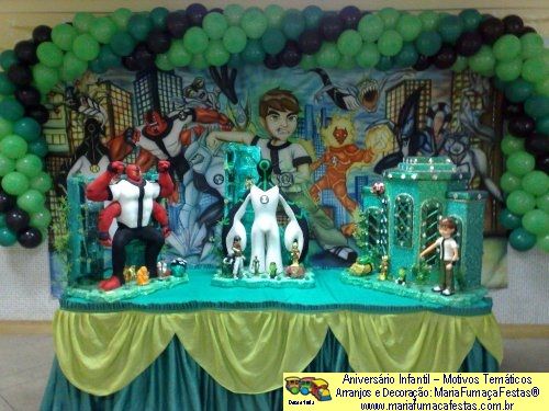 Foto de Decoraão de Festa de Aniversrio Infantil - Motivo Temtico Ben 10 (10)