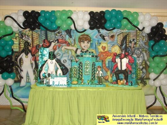 Foto de Decoraão de Festa de Aniversrio Infantil - Motivo Temtico Ben 10 (12)