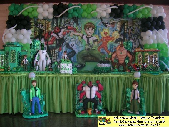 Foto de Decoraão de Festa de Aniversrio Infantil - Motivo Temtico Ben 10 (14)