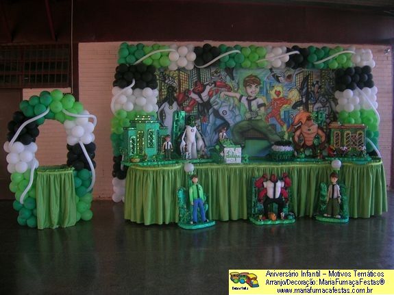 Foto de Decoraão de Festa de Aniversrio Infantil - Motivo Temtico Ben 10 (15)