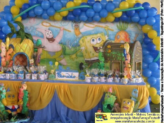 Imagem Temas Infantis - Kit Escola - Aniversrio com o Bob Esponja (foto01)