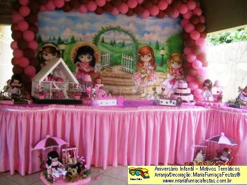 Decoraão de Aniversrio Infantil da Maria Fumaa Festas - Bonecas Jolie (foto 06)