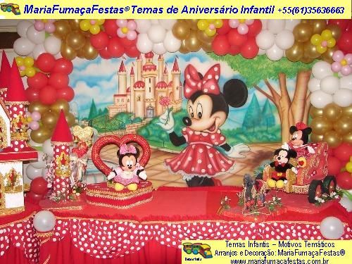 Maria Fumaa Festas - Temas de Aniversrio Infantil - Castelo da Minnie (foto01)