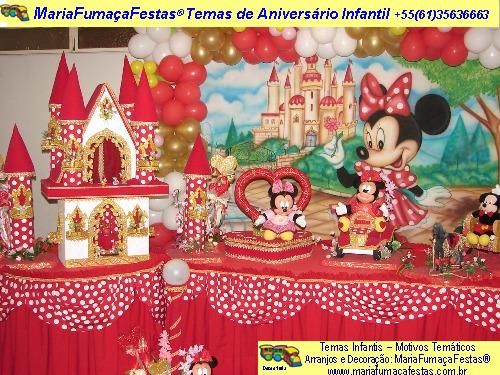 Maria Fumaa Festas - Temas de Aniversrio Infantil - Castelo da Minnie (foto02)