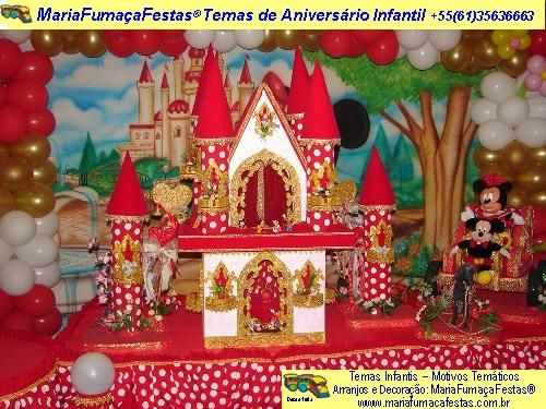 Maria Fumaa Festas - Temas de Aniversrio Infantil - Castelo da Minnie (foto03)